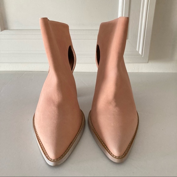 NWOT Free People Wilder Coral Sands Pointed Toe Ankle Boots/Booties Sz 41/11 - Picture 4 of 8